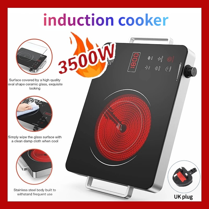【Ready Stock】New 3500W Induction Cooker Waterproof Hot Pot Cooker ...