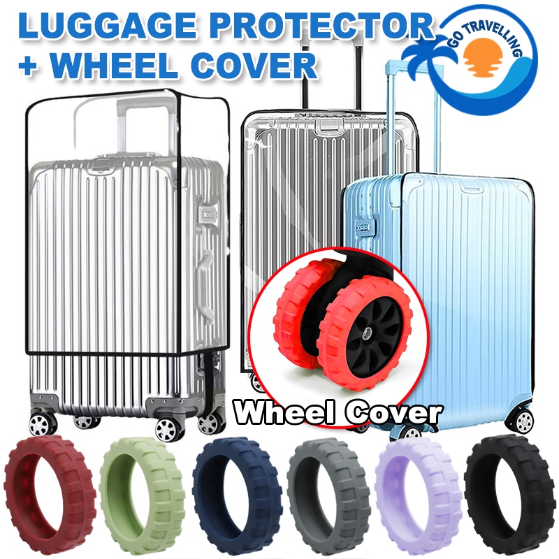 [SG Stock] Luggage Cover Protector Luggage Wheel Protector Cover ...