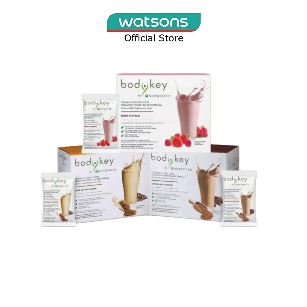 BodyKey by Nutrilite Meal Replacement Shake （Berry/Cafe /Chocolate ...