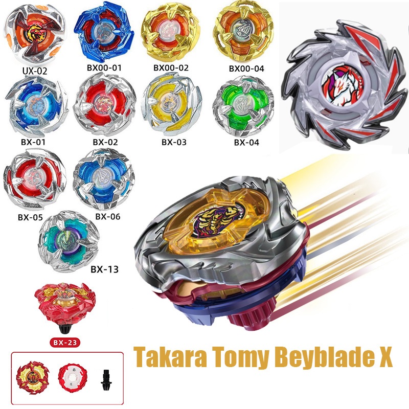 SB Beyblade X TAKARA TOMY Beyblade X UX-08 Silver Wolf BX-23