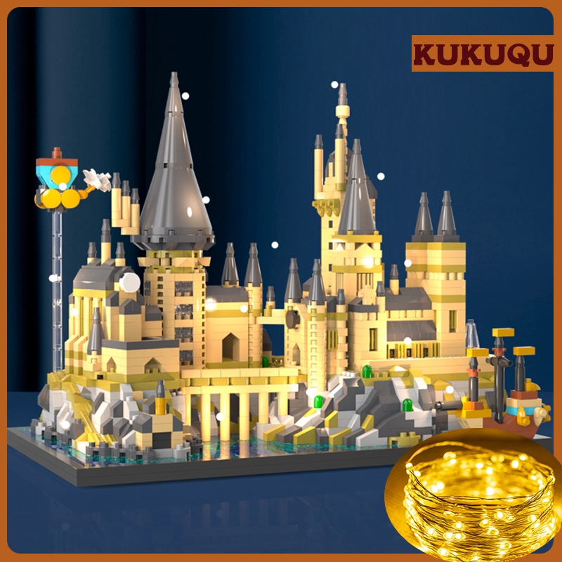 Magic School Building Blocks Harry Potter Hogwarts Magic Castle Disney ...