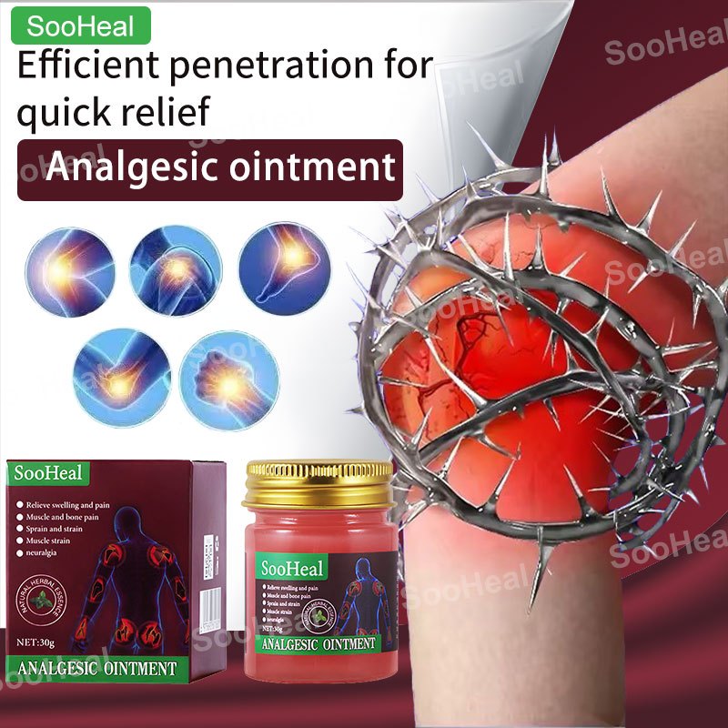 【SooHeal】Pain relief cream Analgesic ointment 止痛膏 30g Sciatica pain ...