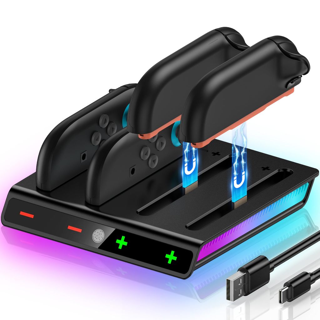 4 in 1 Charging Dock Compatible with Nintendo Switch 2 (2025) for ...