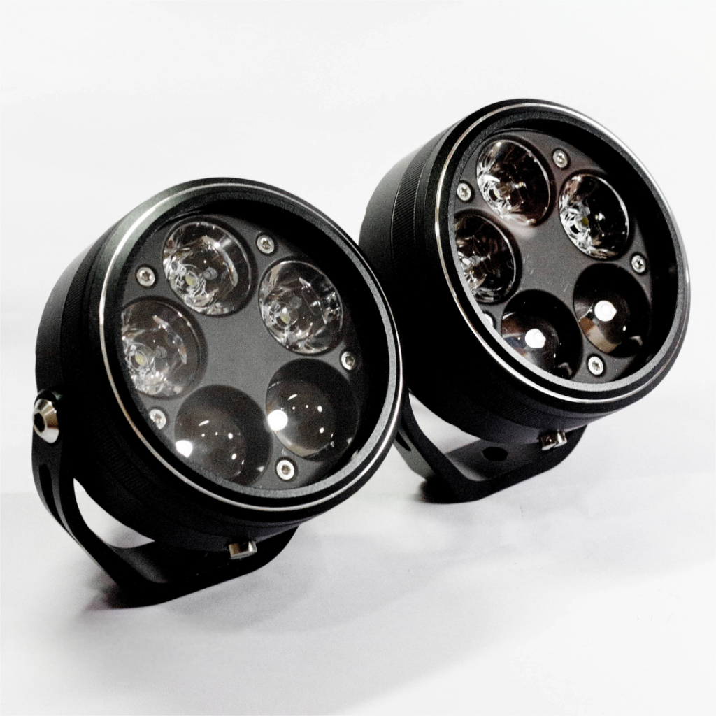 GR5 Auxiliary Light Motorcycle Fog Light 5led Motorcycle Gold Runway ...