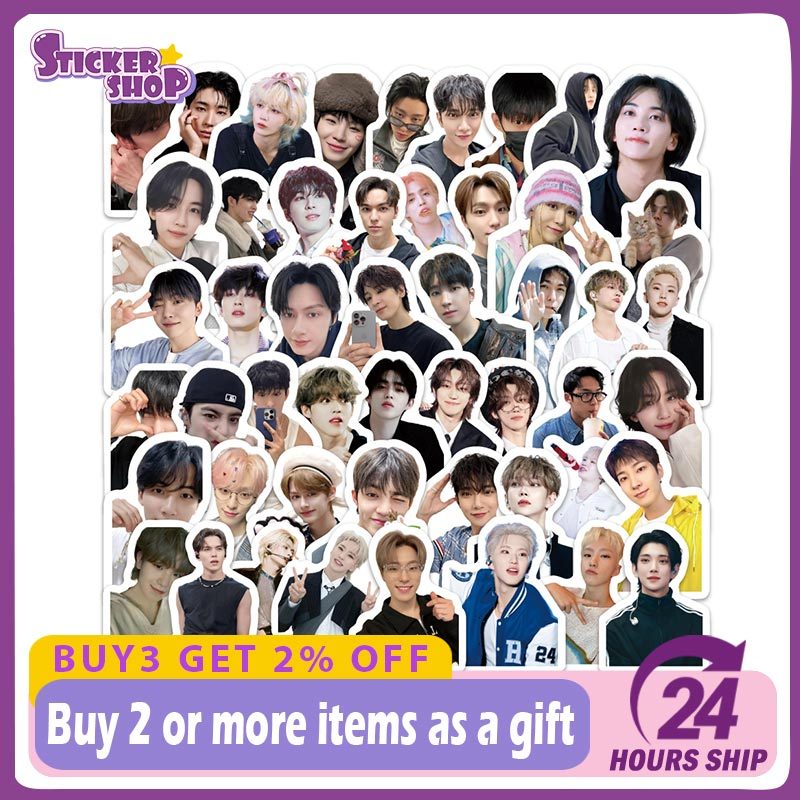 100PCS Korean KPOP Boy Group Star Sticker Photo DIY Diary Luggage ...
