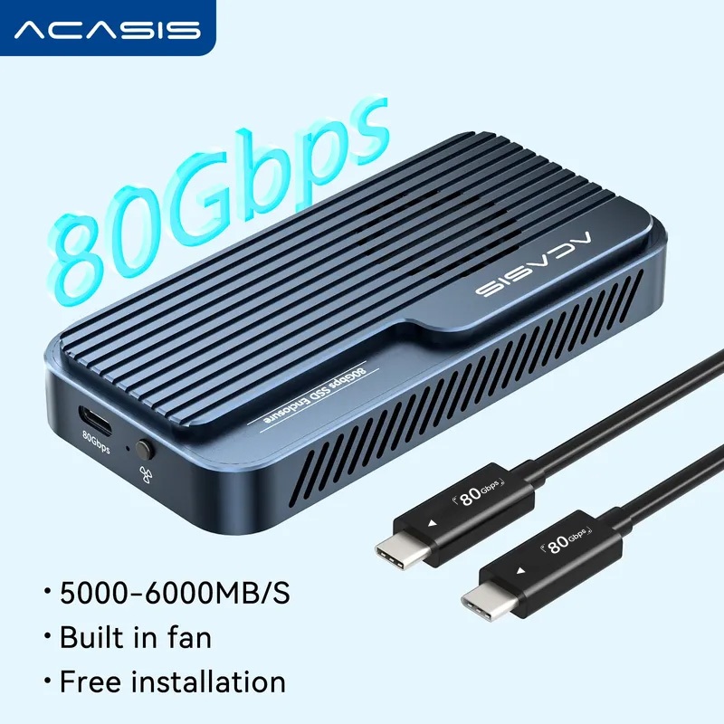 ACASIS 80Gbps NVMe SSD Enclosure Compatible with Thunderbolt