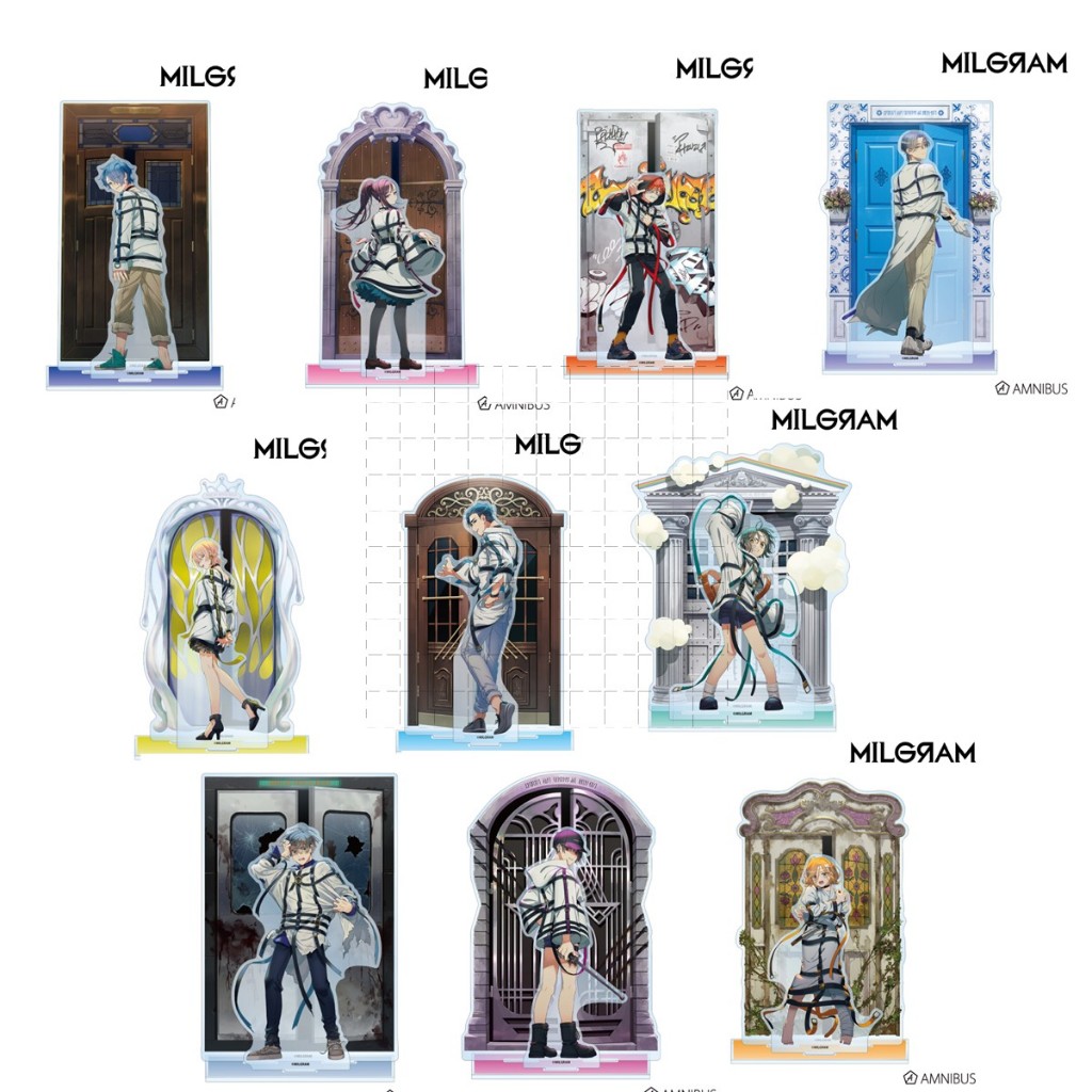 MILGRAM Anime Acrylic Stand Set - Mikoto Mahiru Yuno Kazui Haruka Muu ...