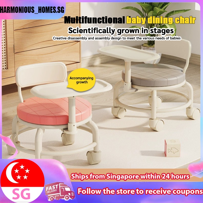 Multifunctional baby dining chair with backrest and dining tray ...