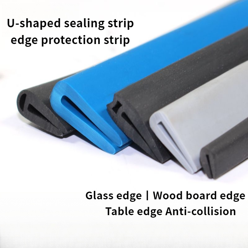 Rubber edge strips, U-shaped anti-collision strips, slot edge guards ...