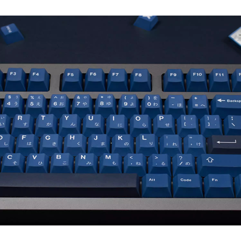 PBT blue Keycap 129 Keys Cherry Profile DYE-SUB Personalized GMK ...