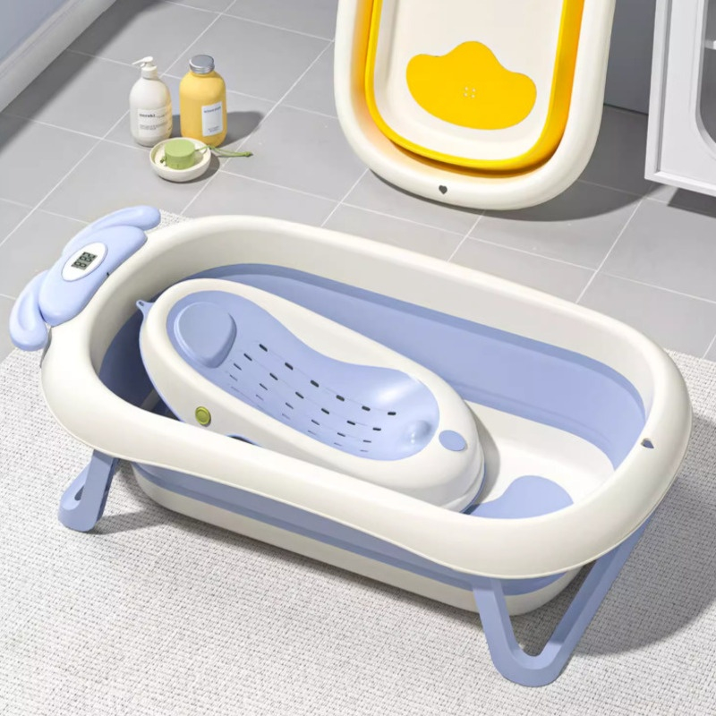 Baby Bath Tub Sitting Lying Bath Tub Foldable Bucket Portable