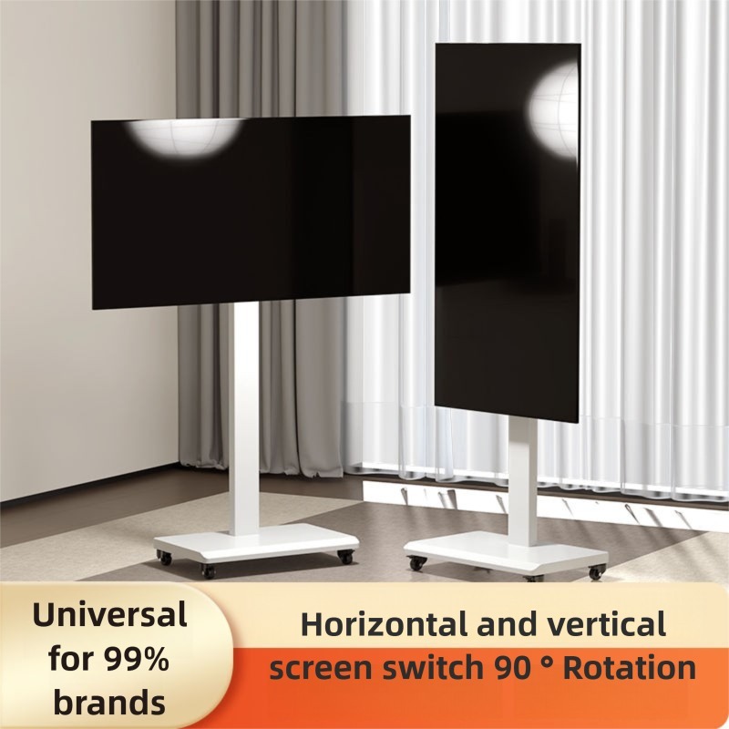 TV floor stand movable universal mobile TV mount horizontal and ...