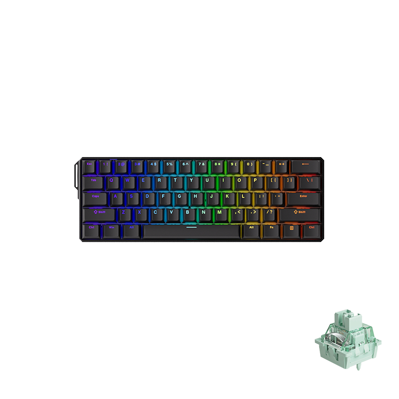 MonsGeek FUN60 Ultra TMR 】 61-Key Magnetic Switch RGB Aluminum