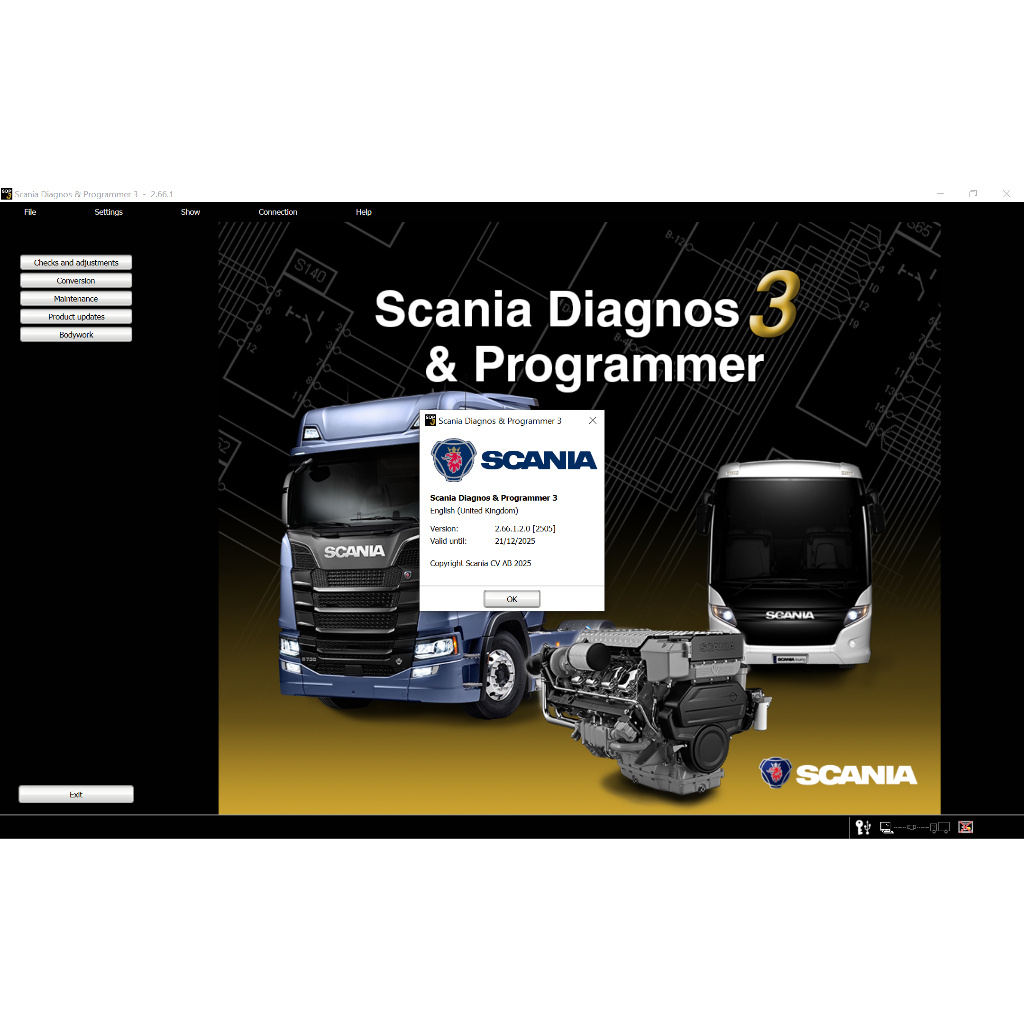 Scania SDP3 2.66.1 Marine and Industrial Engine Remote Installation For ...