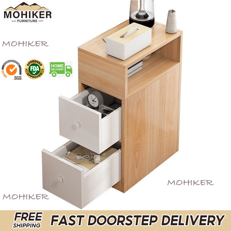 SG Bedside Table Ultra-narrow Modern Minimalist Bedside Rack Mini Ins ...