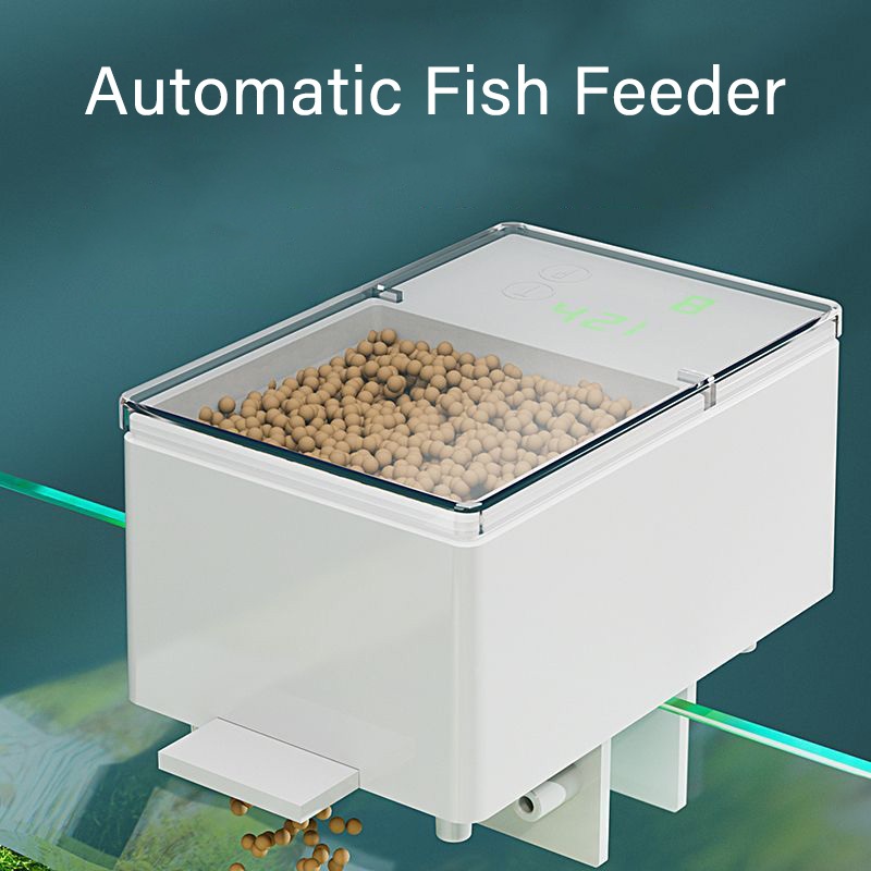 Aquarium Smart Timed Automatic Fish Feeder Koi Goldfish And Turtle ...
