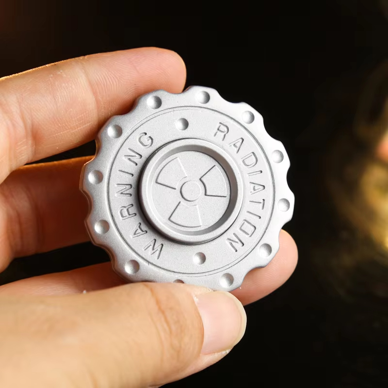 1PC Adult Fidget hand rotator, radiation warning, click rotator, EDC ...