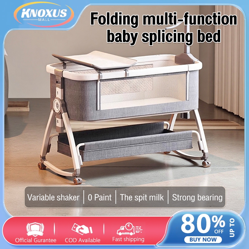 Baby crib Multifunctional foldable removable portable newborn cradle ...