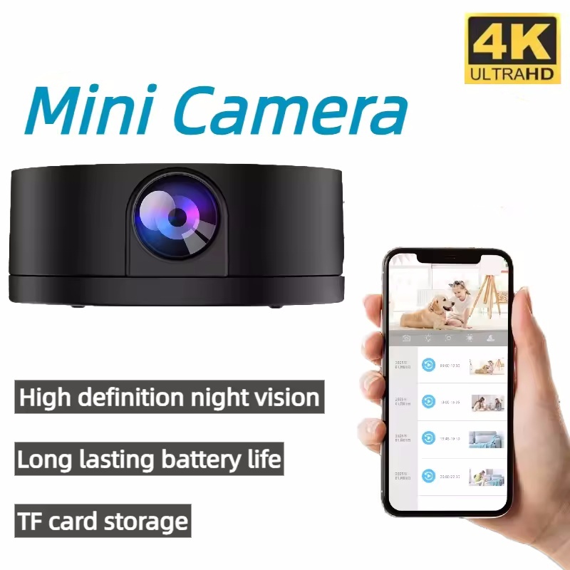 2025 New 4K HD Mini Camera Wireless Smart Surveillance Wifi Camera Home ...