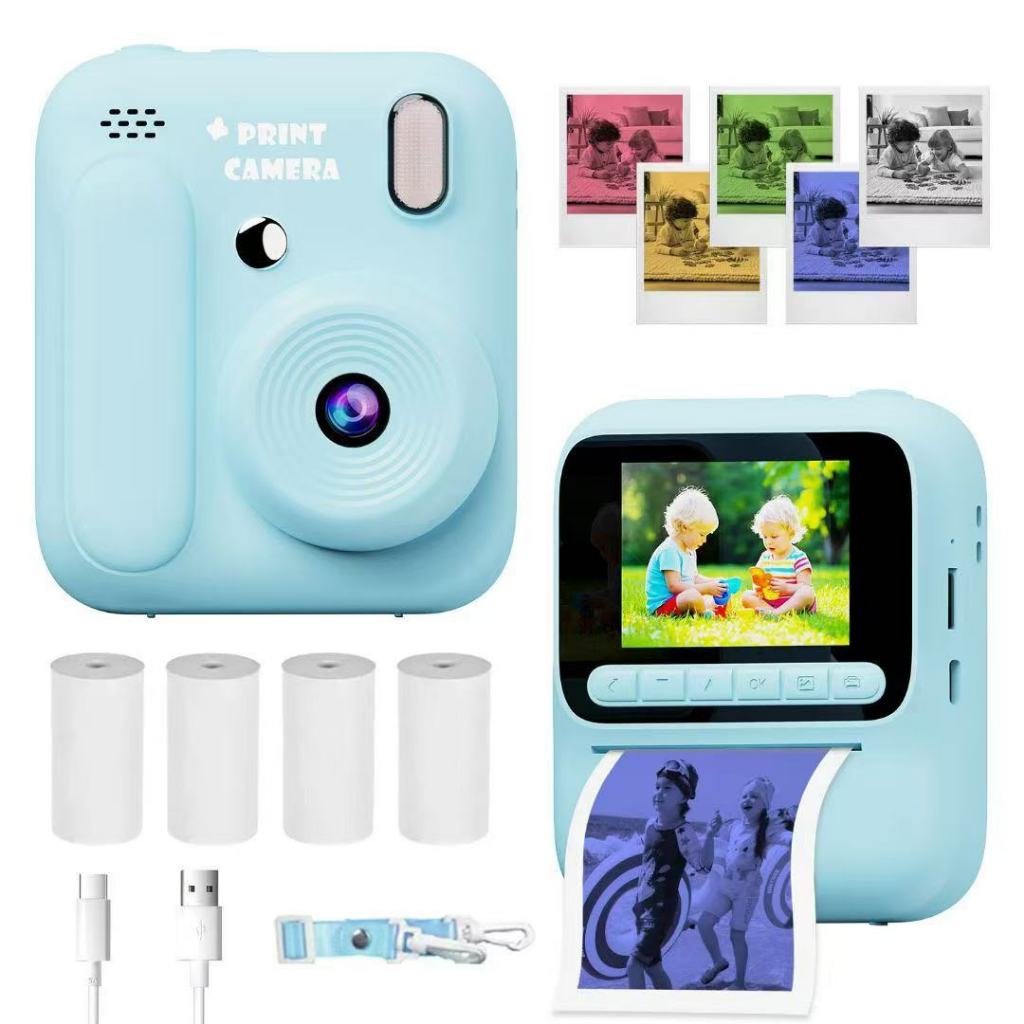 YMX Z700 Children's color timely printing camera, can print color ...