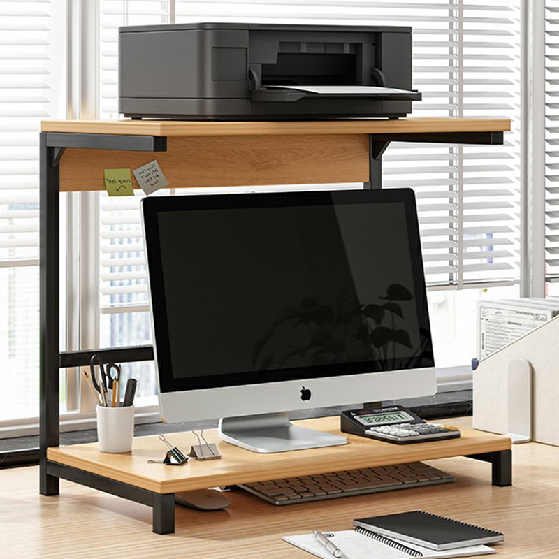 Monitor Stand with LED Light Printer Rack Gaming Table LED Monitor ...