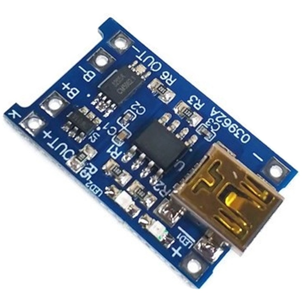 Type-c/Micro USB 5V 1A 18650 TP4056 Lithium Battery Charger Module ...