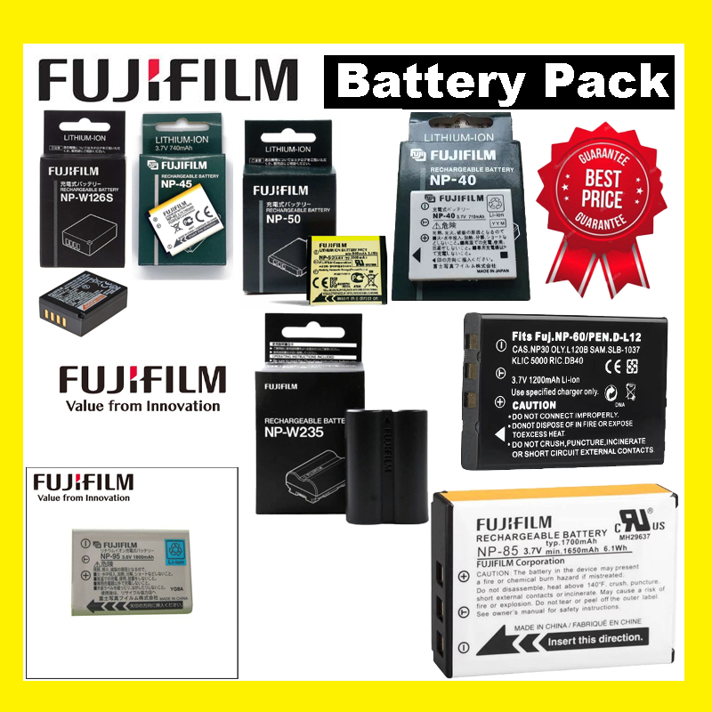 Caricatore USB-C per Fuji NP-60 NP-40 NP-40N NP-95 4,2V