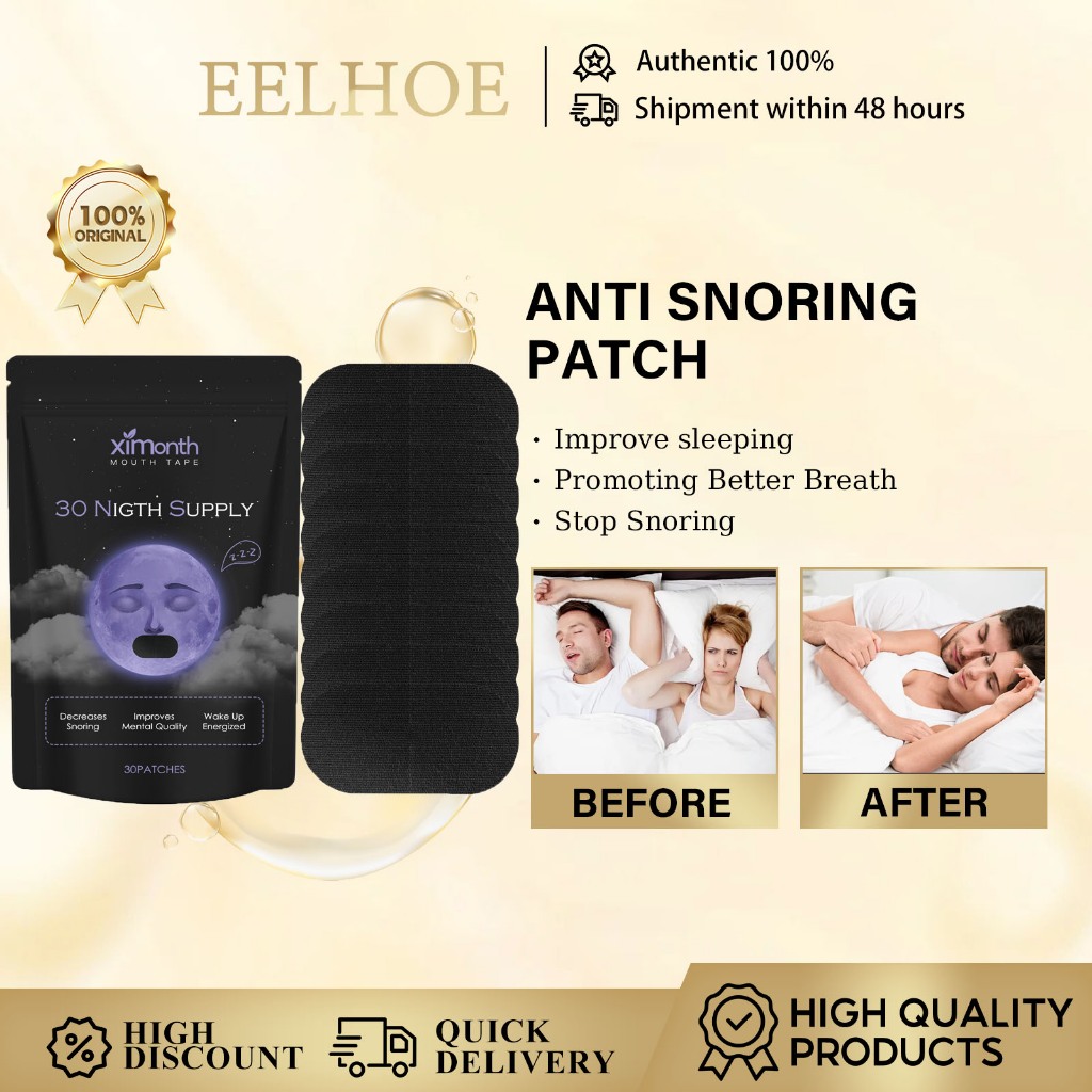 【Buy 2 Take 1】30Pcs/60Pcs/90Pcs Anti Snoring Mouth Tape Snoring Patch ...