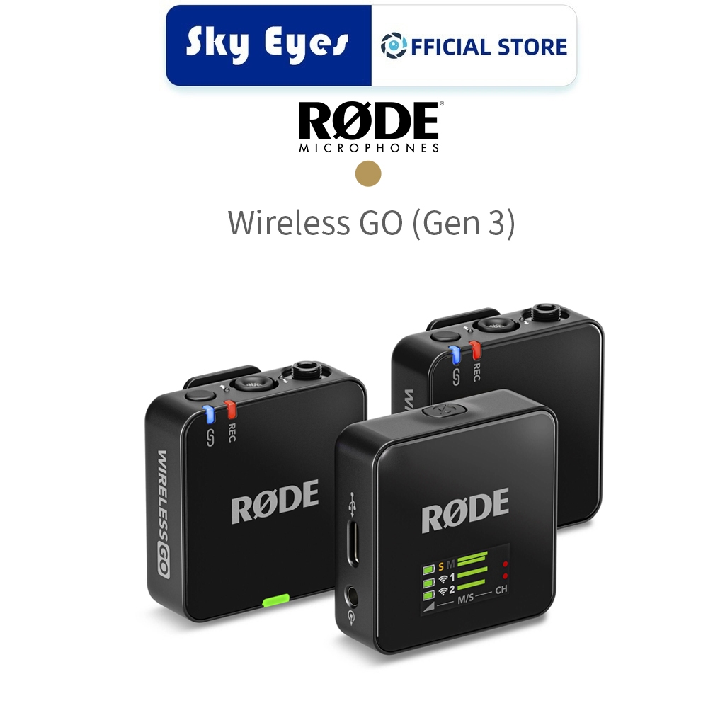 RODE Wireless GO III (Gen 3) Wireless Microphone for Phones、Cameras ...