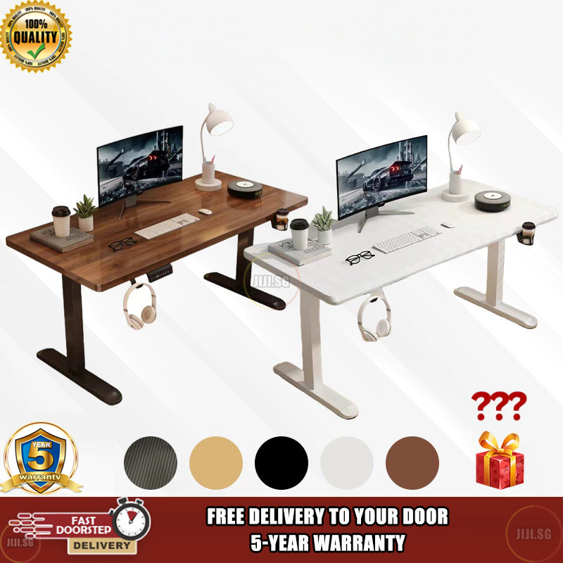 (JIJI.SG) Adjustable Table Standing Desk Computer Table Gaming Table ...