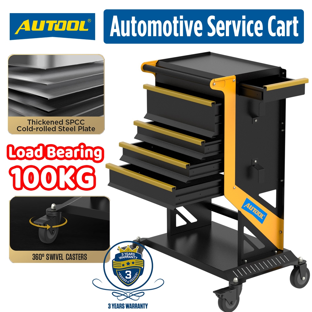 AUTOOL T27 360° Automotive Service Cart Heavy Duty Diagnostic Tool ...