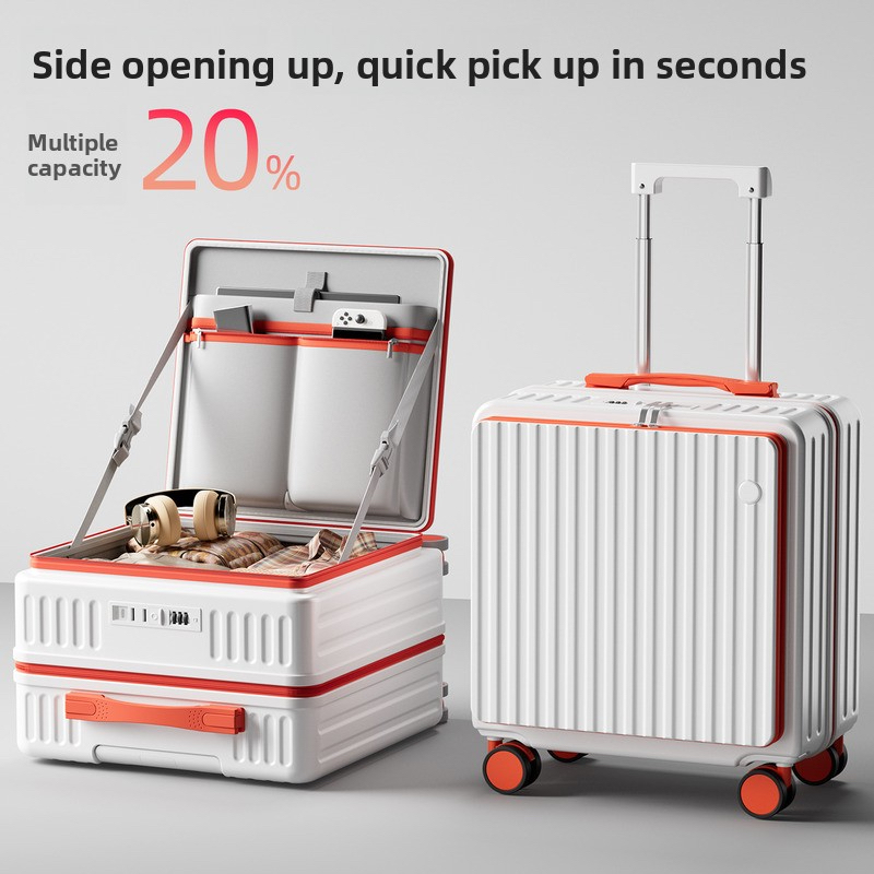 ANJIALE Side-opening Deep-carrying Small Luggage Box For Women 2025 New ...