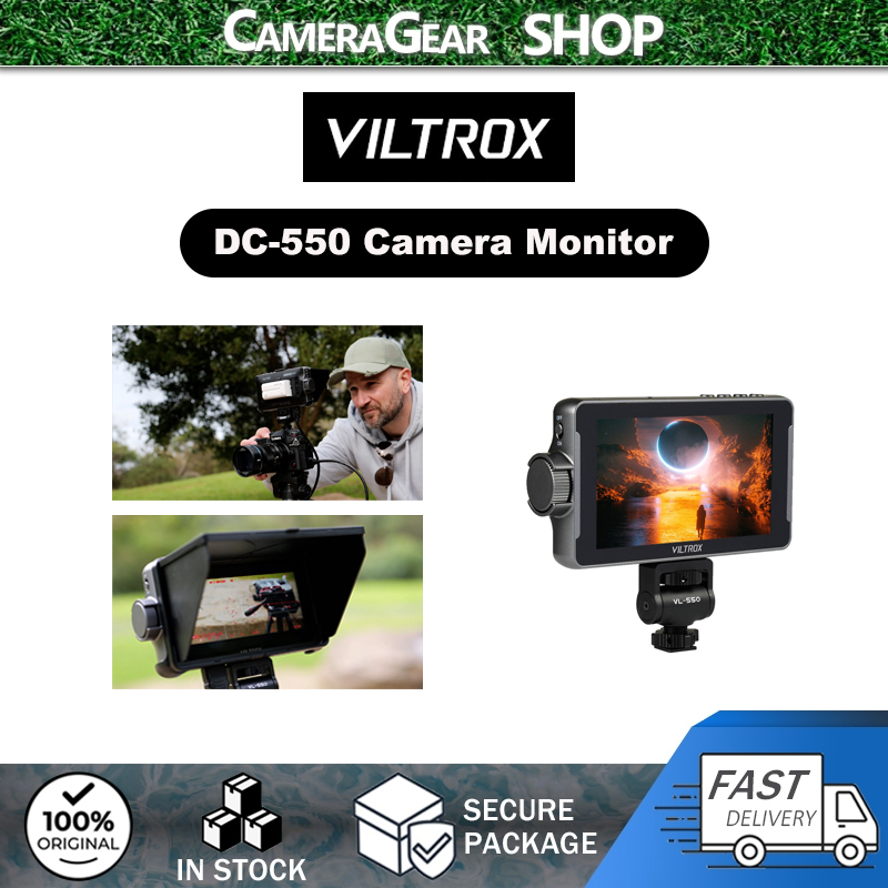 VILTROX DC-550 Pro 5.5Inch 4K 3D LUT Profissional Portable Camera Monitor With Touch Screen Stand HDMI Field Director Monitor - 44