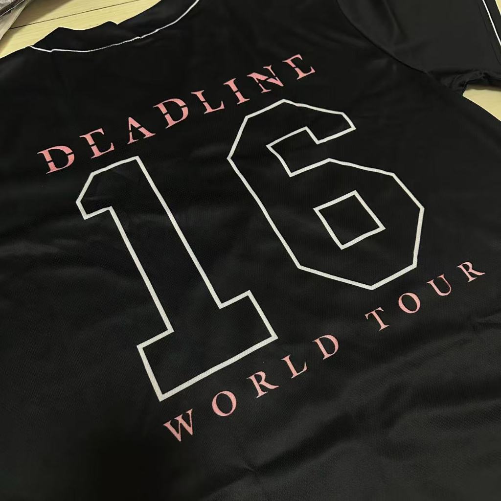 BLACKPINK DEADLINE WORLD TOUR 2025 Merch 16 Baseball Jersey T