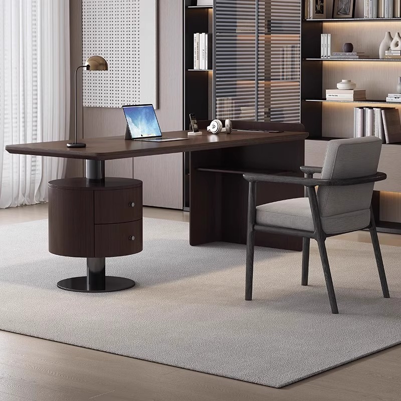 LUCK idea Modern minimalist vintage-style computer desk | Integrated ...