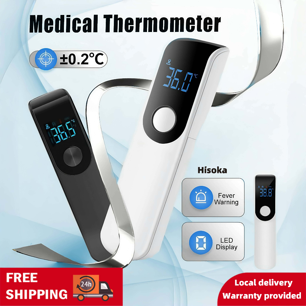 [LOCAL READY STOCKS] Thermometer Contactless Infrared Digital Forehead ...