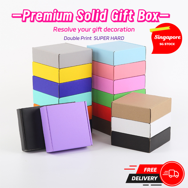 【SG Stock】Advanced color special hard double-sided printing gift box ...