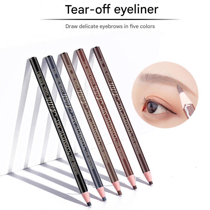 Eyebrow Pencil Long-Lasting Brow Makeup Natural Color Rendering Tear ...