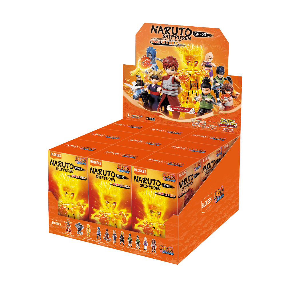 専用 エウレカ3BOX ナルト1BOX NEW] Blokees Naruto Blind Box Galaxy Version Blocks Figures Toys