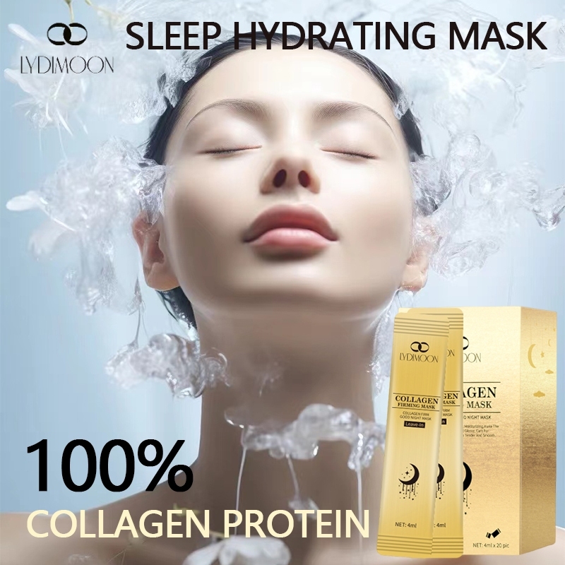 No Wash Sleeping Mask Anti-Wrinkle Whitening Moisturizing Gel Collagen ...