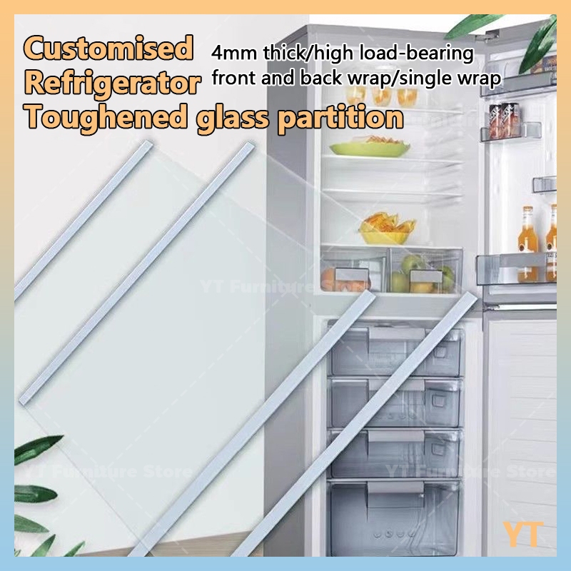 【YT】Customized Refrigerator Partition / Tempered Glass Partition fridge ...