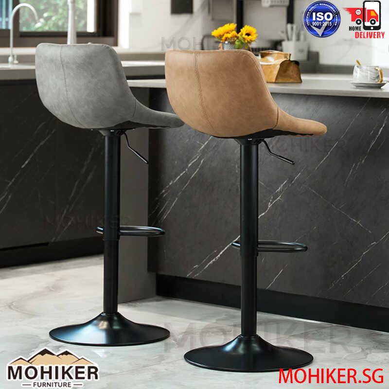 MK Bar Stools Lift and Rotate Modern Minimalist Backrest Bar Stools ...