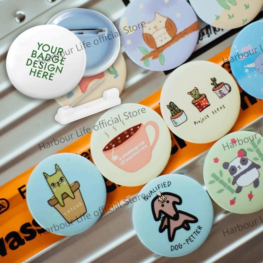 Custom Button Badges Personalized Pins Custom Buttons | Shopee Singapore