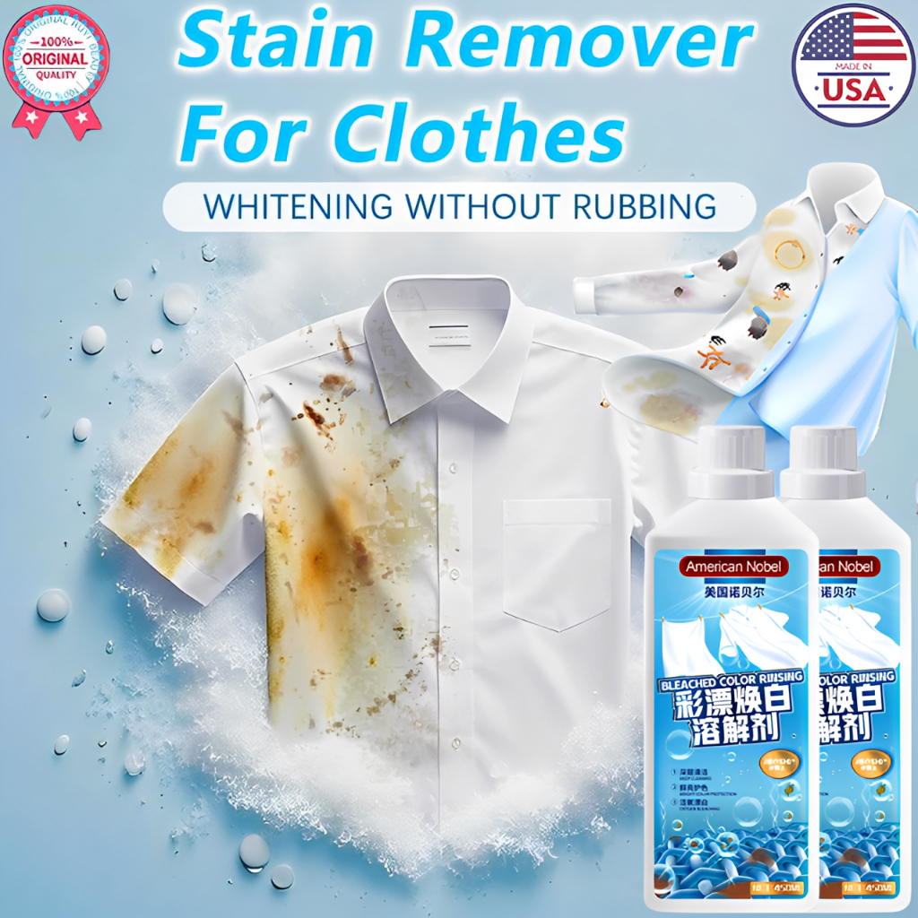 Clothes Stain Remover 450ml Bleach Clothes Prevent Clothes From Fading ...