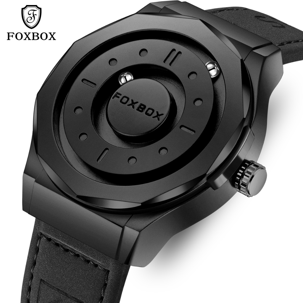 FOXBOX Original Watch Men Waterproof Scrolling Beads Magnetic Ball ...