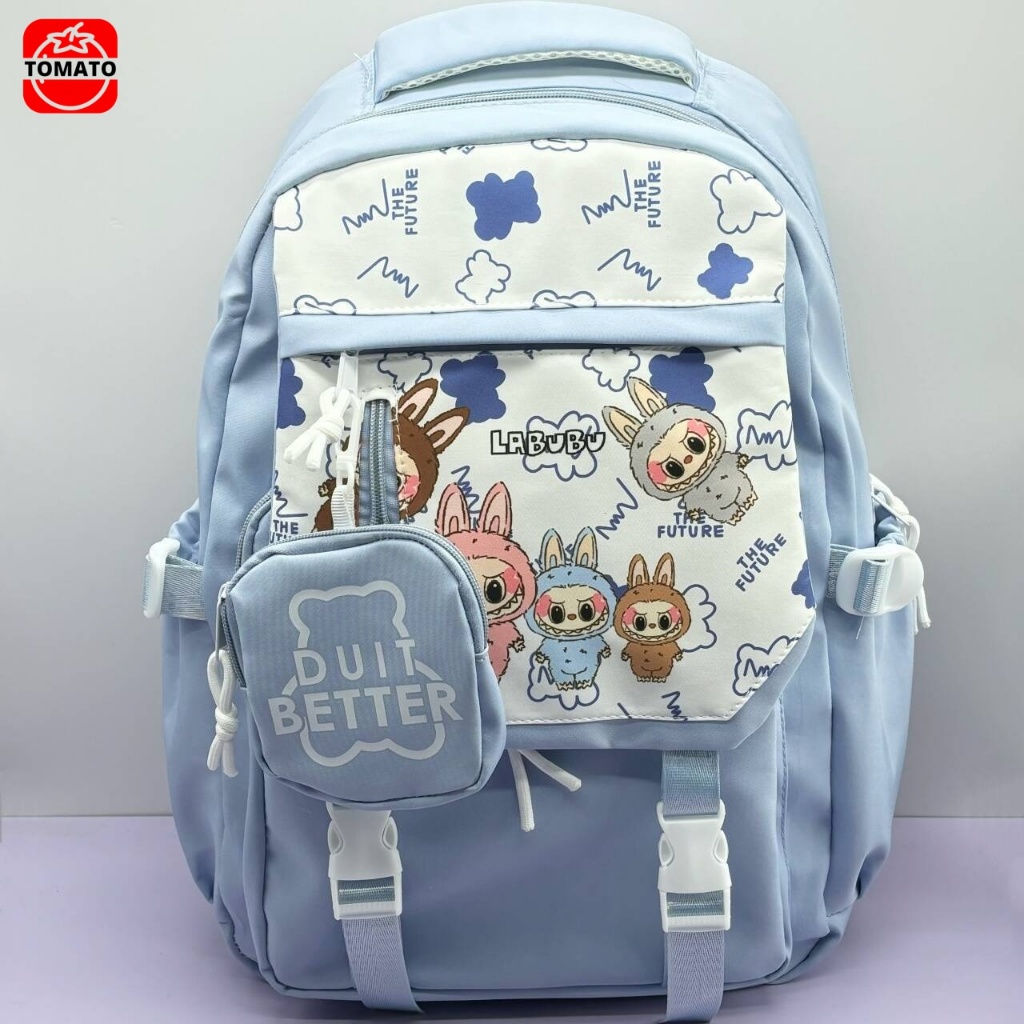Labubu Cute Cartoon Backpack - Large Capacity, Lightweight | Suitable ...