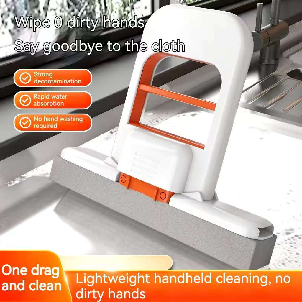 Mini Mop For wiping the table Foldable Durable Desktop Hand-Free Table ...