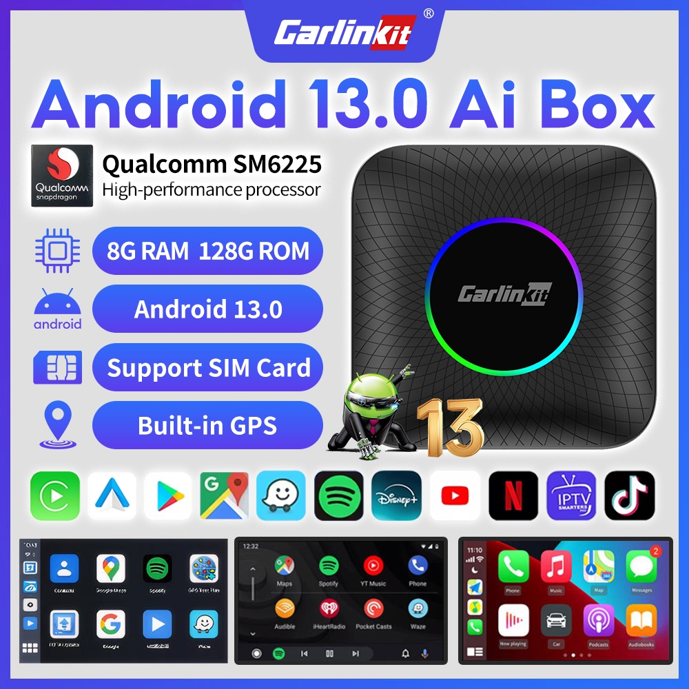[SG] CarlinKit Ai Box Wireless Carplay Adapter Android 13 8-Core 8+128G ...