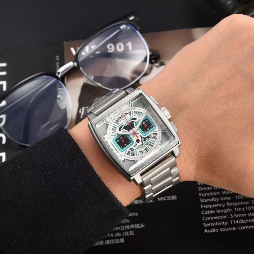 Men's Full Function Quartz Strap Fashion Trend TAGS HEUERS, F1 Square ...