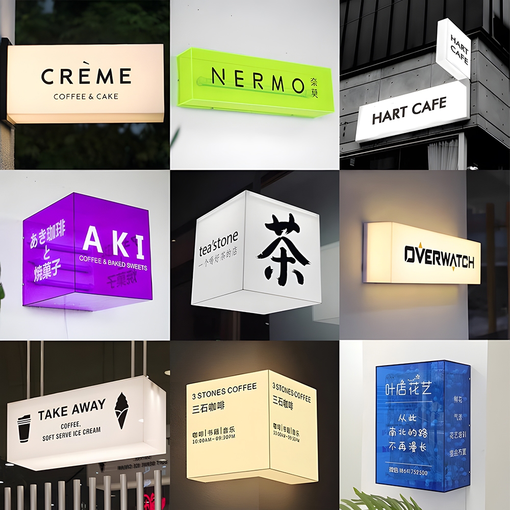 Customized Light Box Billboard Signboard/Acrylic Light Box/Signboard ...